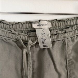 Joie green khaki cargo pants